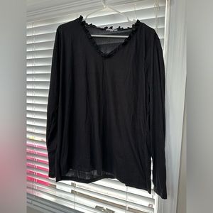 White birch long sleeve top